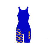 Girls Chlorine Proof Leg Suit - Redhead SLSC